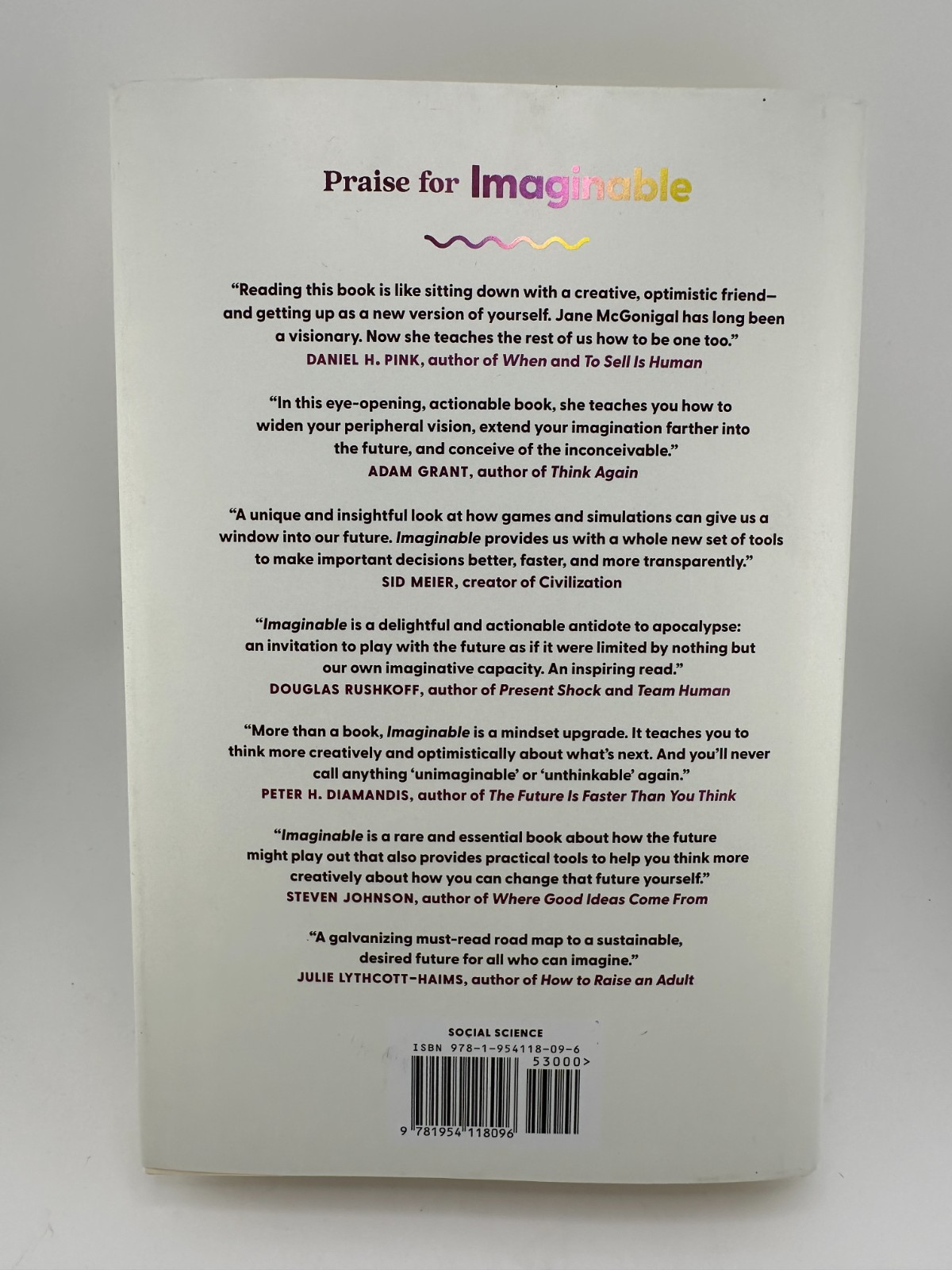 Imaginable by Jane McGonigal Hardcover 1st Ed Spiegel & Grau 2022