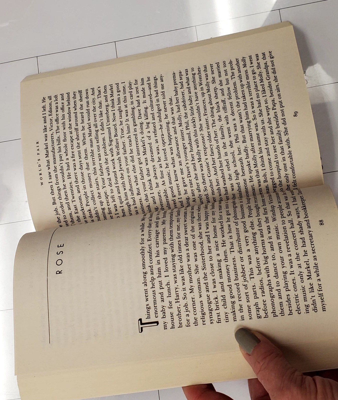 World’s Fair : A Novel by E. L. Doctorow (2007, Trade Paperback)