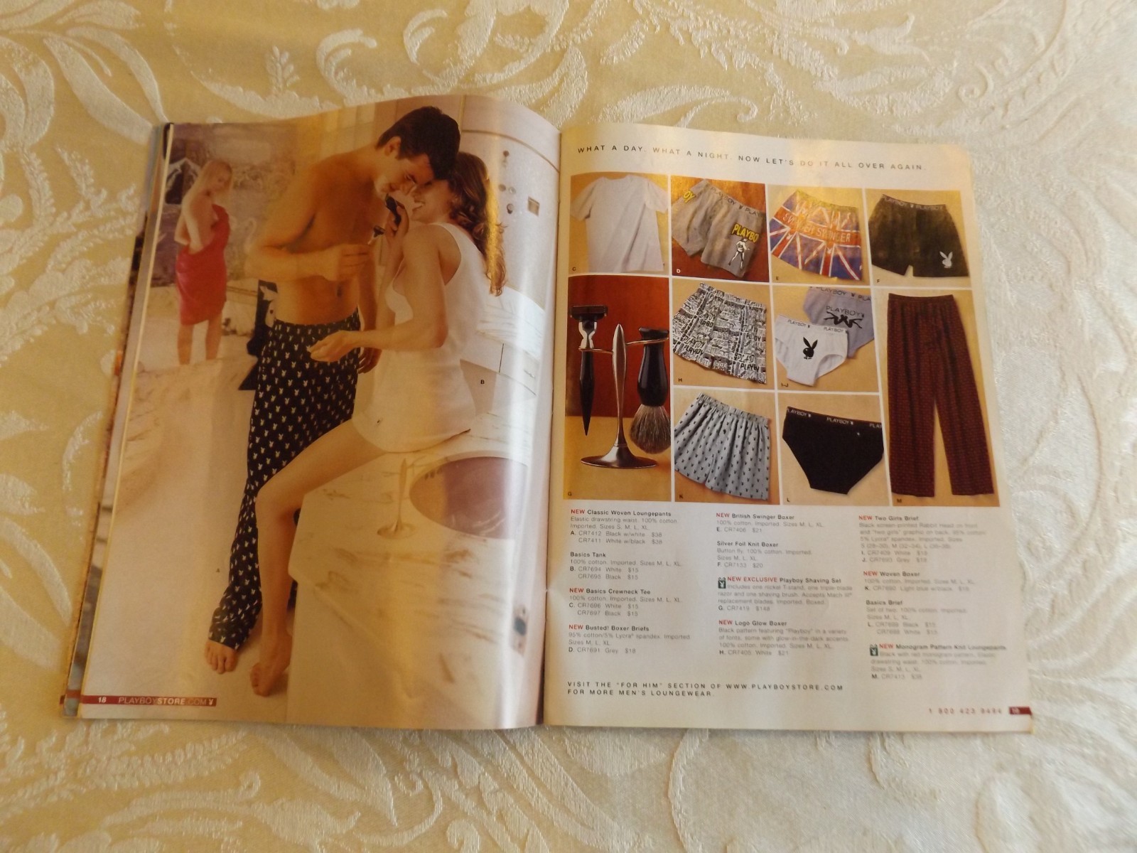 25 YEAR OLD PLAYBOY MAGAZINE CATALOG 🔥 HOLIDAY 2001 🔥