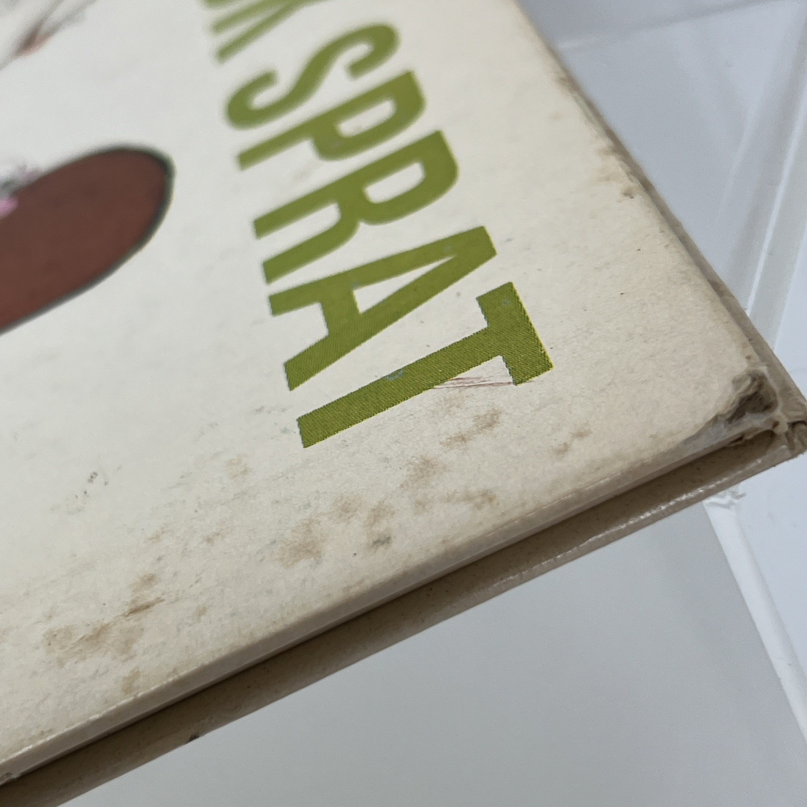 JACK SPRAT book Helen Wing & Anne Leaf Rand McNally HB Big Edition 1966