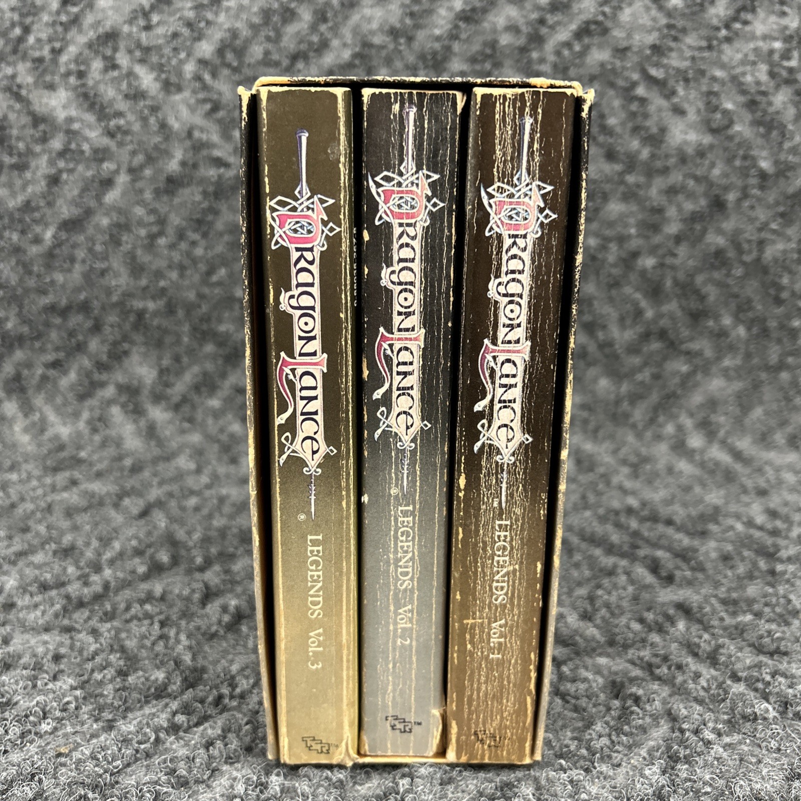 DragonLance Legends Trilogy Paperback Book Lot Volumes 1-3 TSR 1st prints
