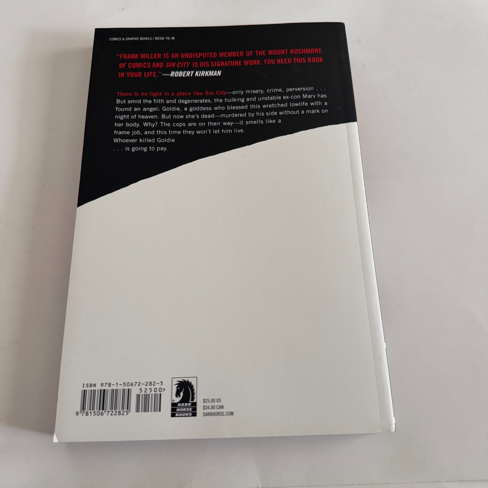 Frank Miller’s Sin City Volume 1: The Hard Goodbye PB 2021 Dark Horse Comics