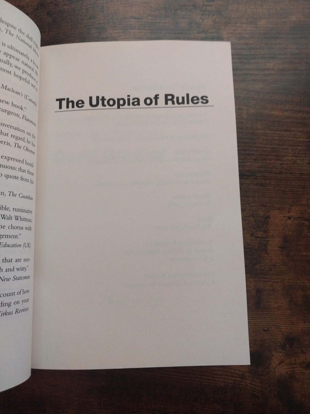 The Utopia of Rules & Debt, David Graeber Book Set – PB – VERY GOOD