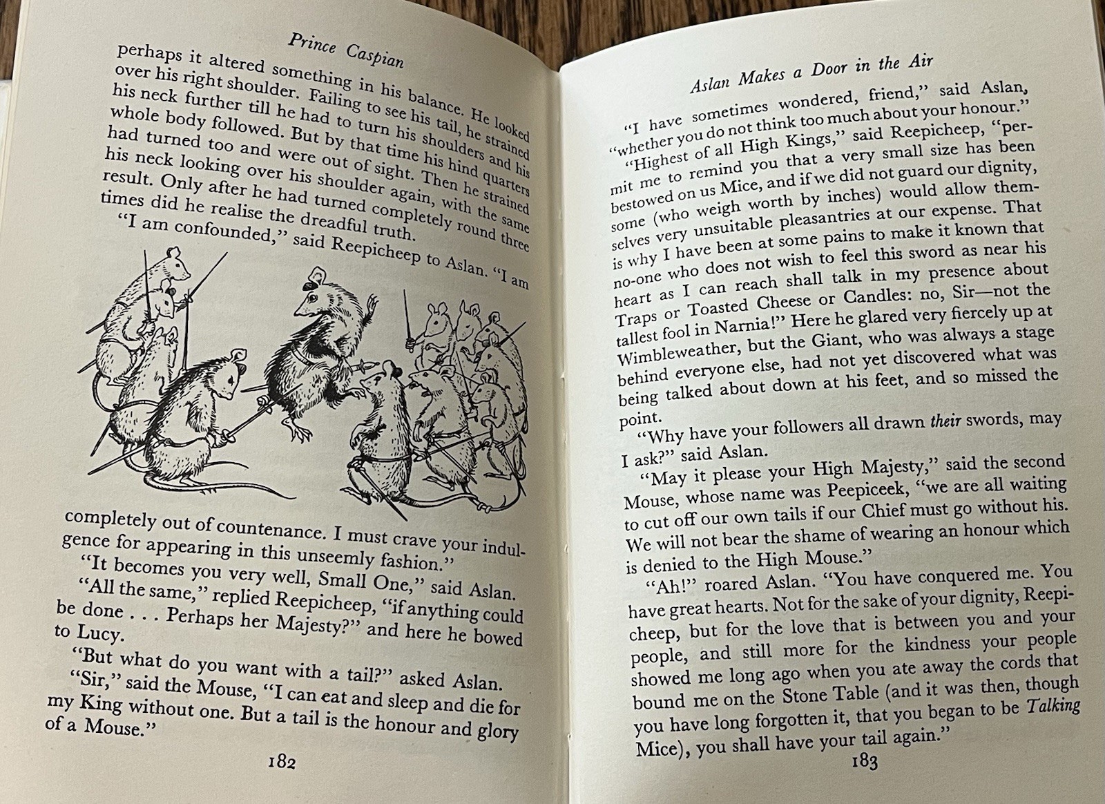 PRINCE CASPIAN : The Return to Narnia : C. S. Lewis : Pauline Baynes : vtg hbdj