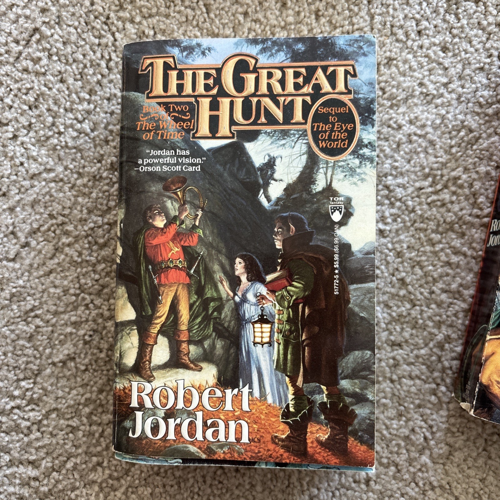 7 Book Lot – Robert Jordan – Wheel Of Time – Book 1, 2, 3, 4, 5, 8 and 12.