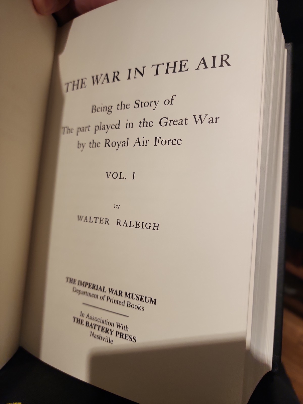 THE WAR IN THE AIR-7 VOLUMES – THE ULTIMATE WWI AVIATION SET- Includes MAPS