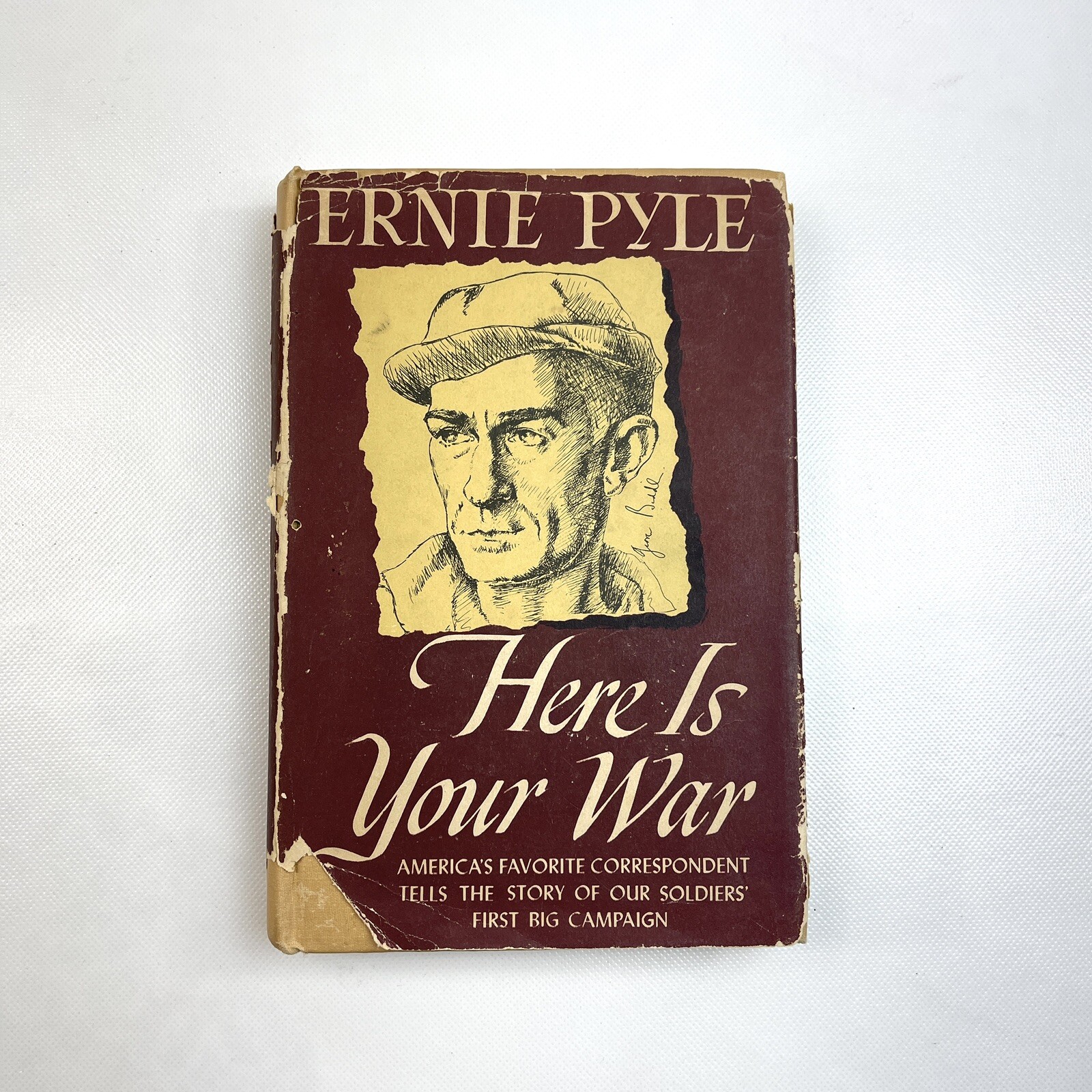 Here Is Your War Ernie Pyle Paperback Book 1943 Henry Holt And Company Inc