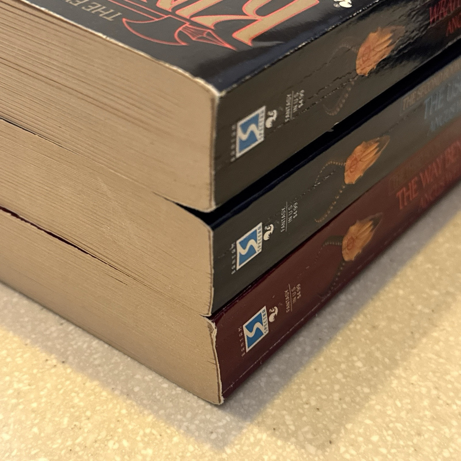 3V Set Angus Wells THE KINGDOMS Wrath of Ashar, Usurper, Way Beneath 1ST Edition