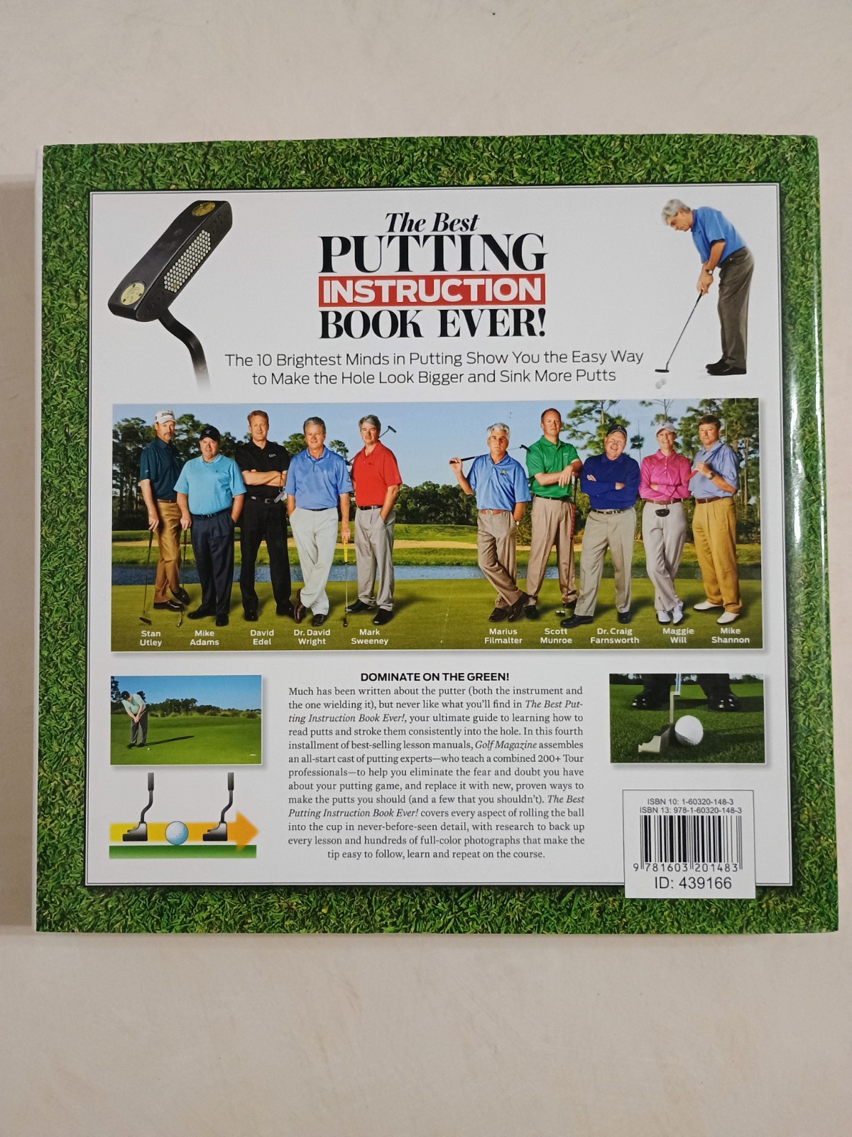Golf Magazine The Best Putting Game Instruction Book Ever + DVD / Like New !