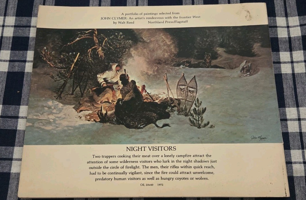 THE WESTERN PAINTINGS OF JOHN CLYMER FIRST EDITION GOOD CONDITION