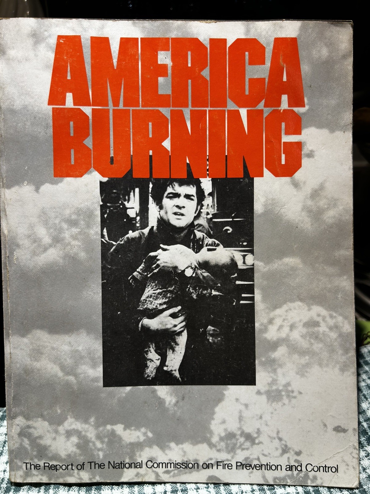 America Burning ~Fire Prevention And Control. USED. Read Full Description Please
