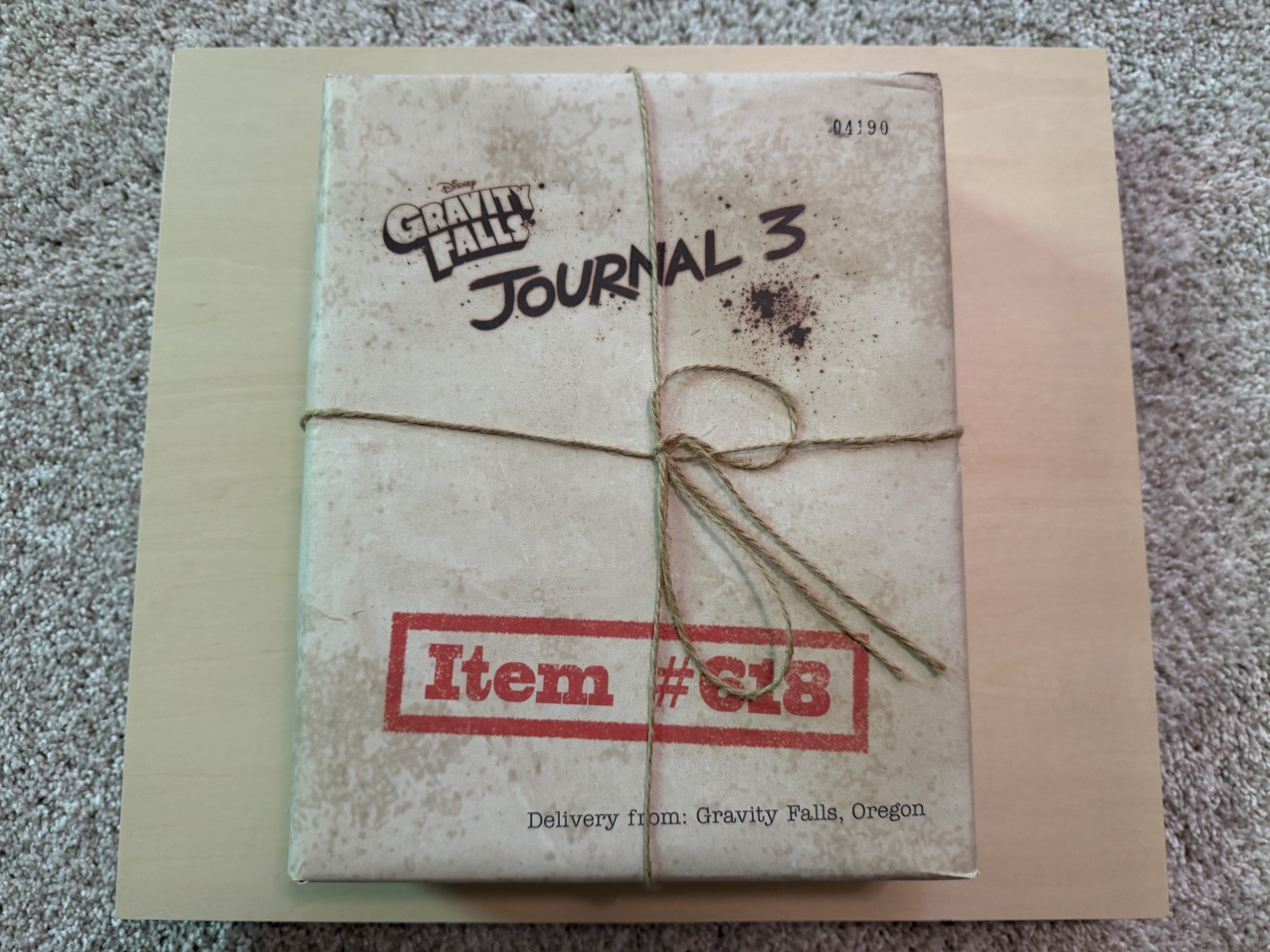 SEALED Gravity Falls Journal 3 Signed Blacklight Special Edition #04190/10000
