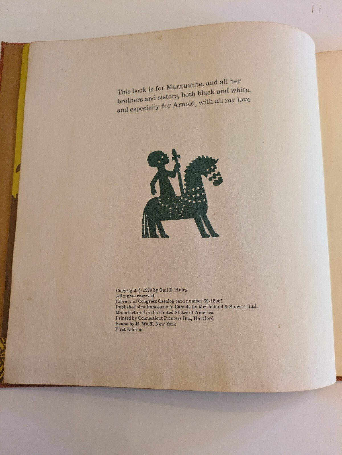 A Story A Story Gail E Haley African Tale Retold 1970 RARE First Edtion Atheneun