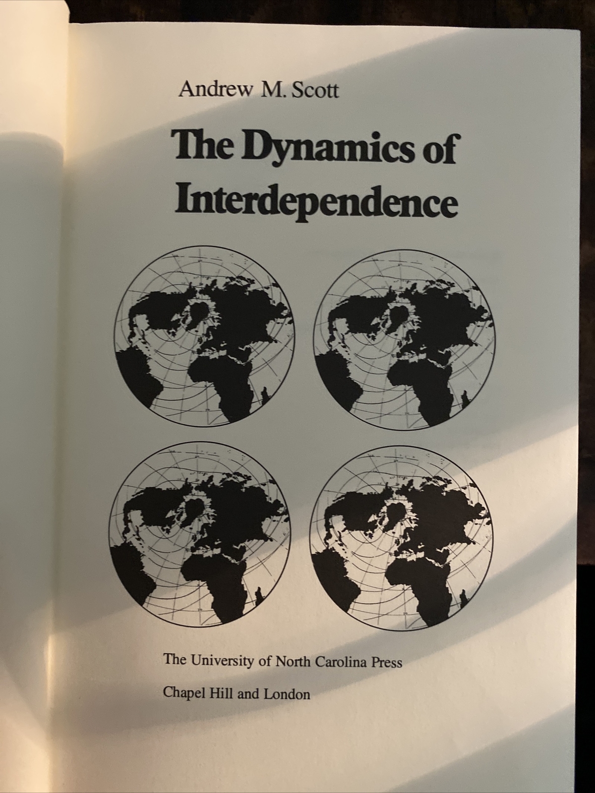 The Dynamics of Interdependence By Andrew M Scott 1982