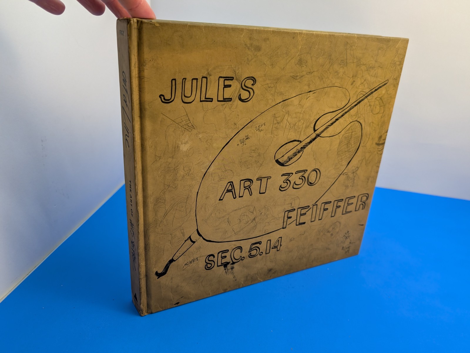 Jules Feiffer Book Out Of Line By Martha Fay