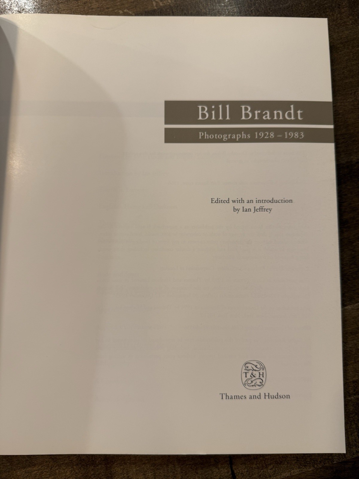 Bill Brandt: Photographs 1928-1983