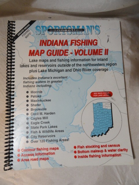SPORTSMAN’S CONNECTION INDIANA FISHING MAP GUIDE VOLUME II PAPERBACK