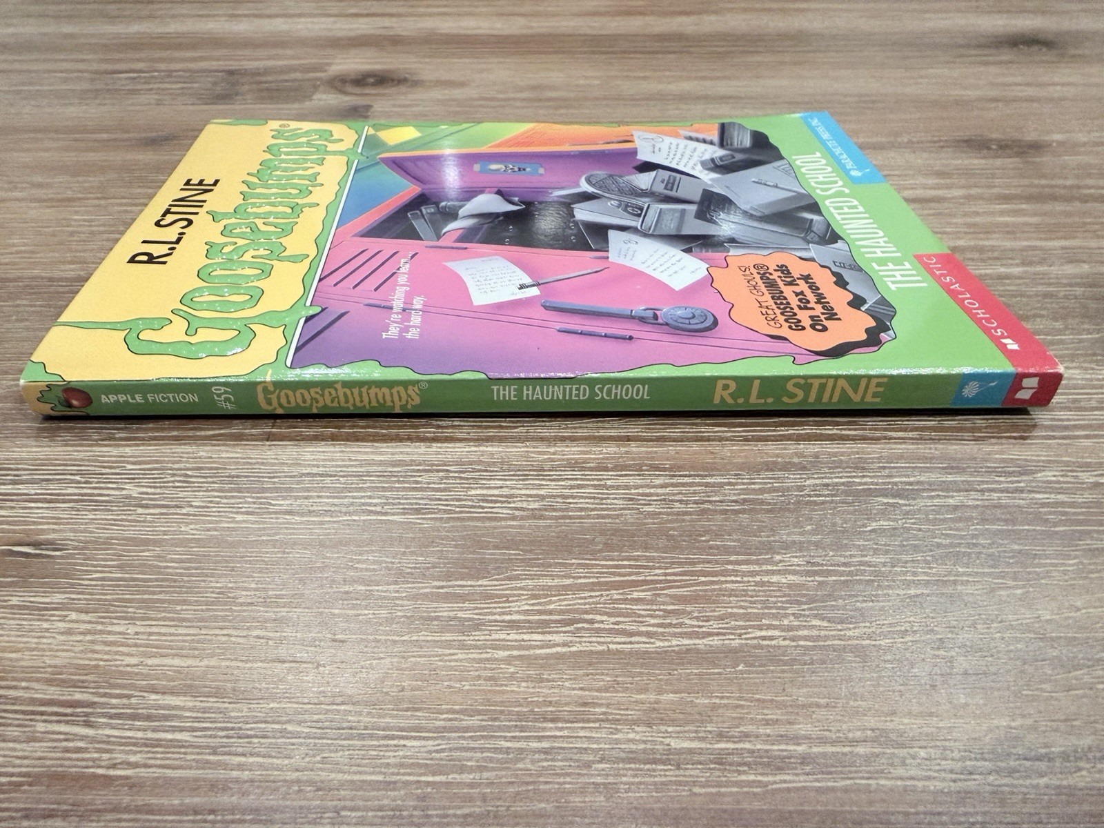 Goosebumps The Haunted School R.L. Stine 1997 First Scholastic Printing Horror