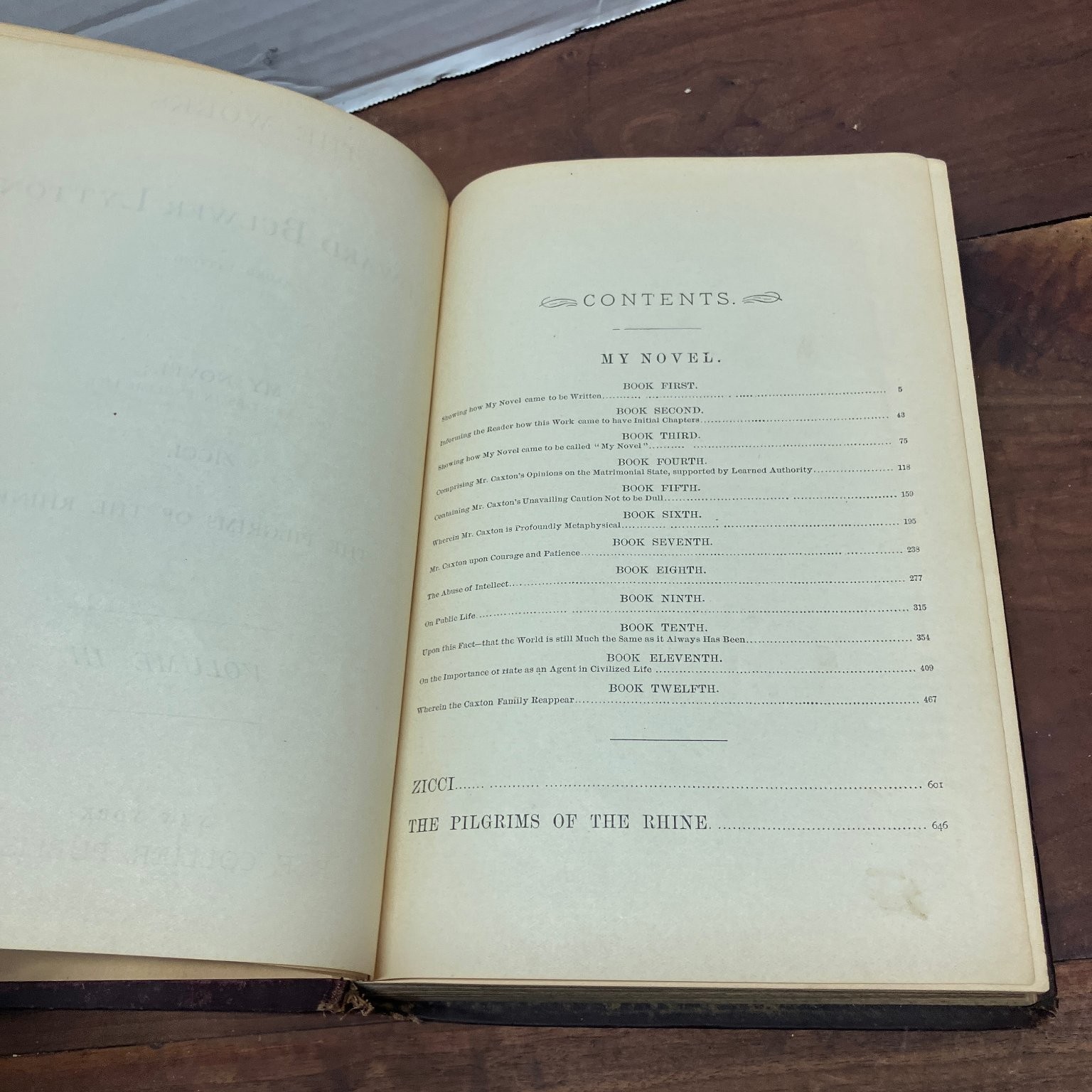 Bulwer’s Works Vol III Edward Bulwer Lytton My Novel Zicci Rhine P.F. Collier