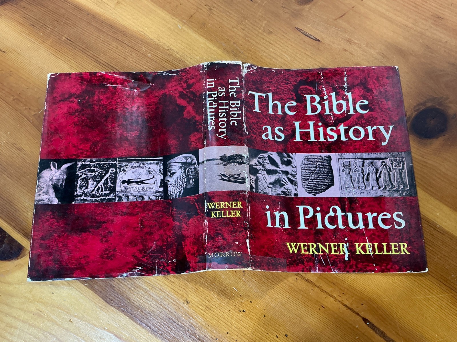 The Bible as History in Pictures by Werner Keller 329 Illustrations 1964 HC/DJ