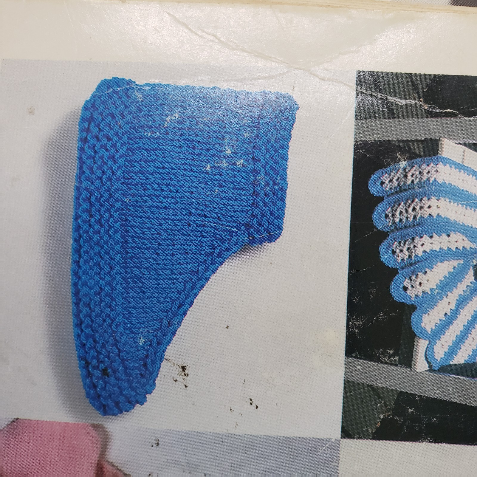 Latge Print Needlecraft Book Mildred Graves Ryan 51 Projects Knit Crochet Needle