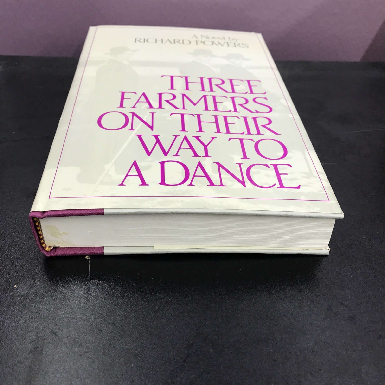 THREE FARMERS ON THEIR WAY TO A DANCE – Of RICHARD POWERS-1st Edition ,1985.#149