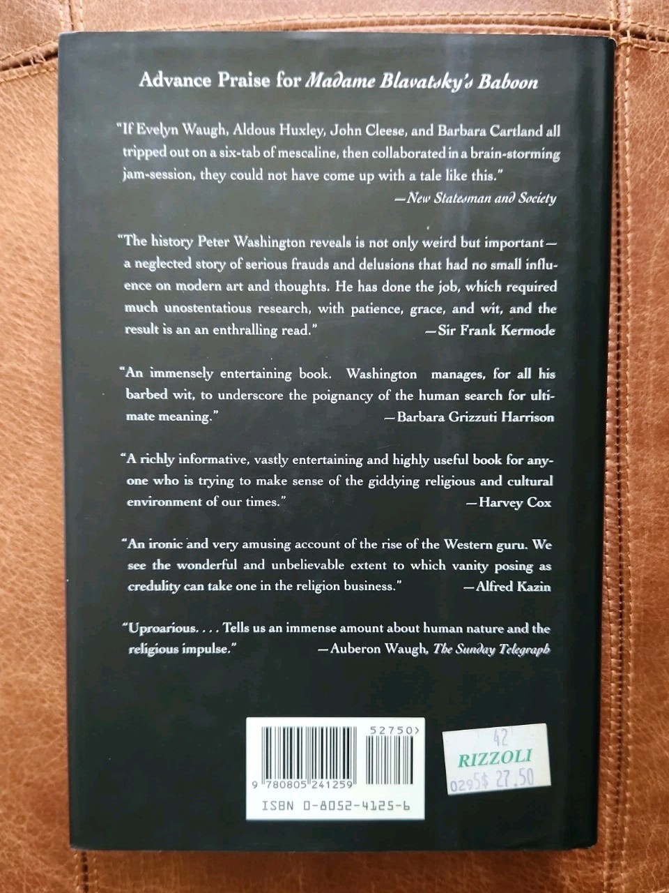Madame Blavatsky’s Baboon : A History of the Mystic and Mediums Who Brought…