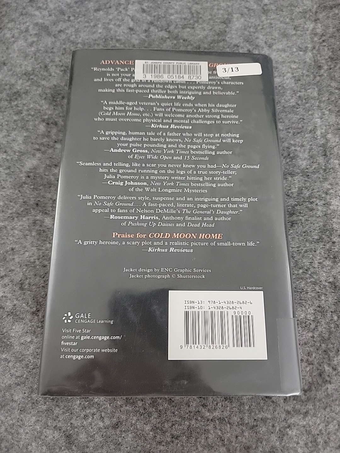 NO SAFE GROUND By Julia Pomeroy – Hardcover Very Good