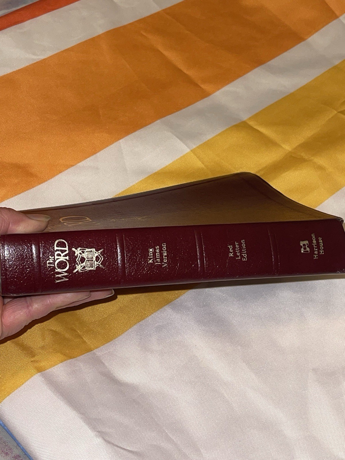 RARE The Word Study Bible/ KJV/ Red Letter/ Concordance: Harrison House, 1990