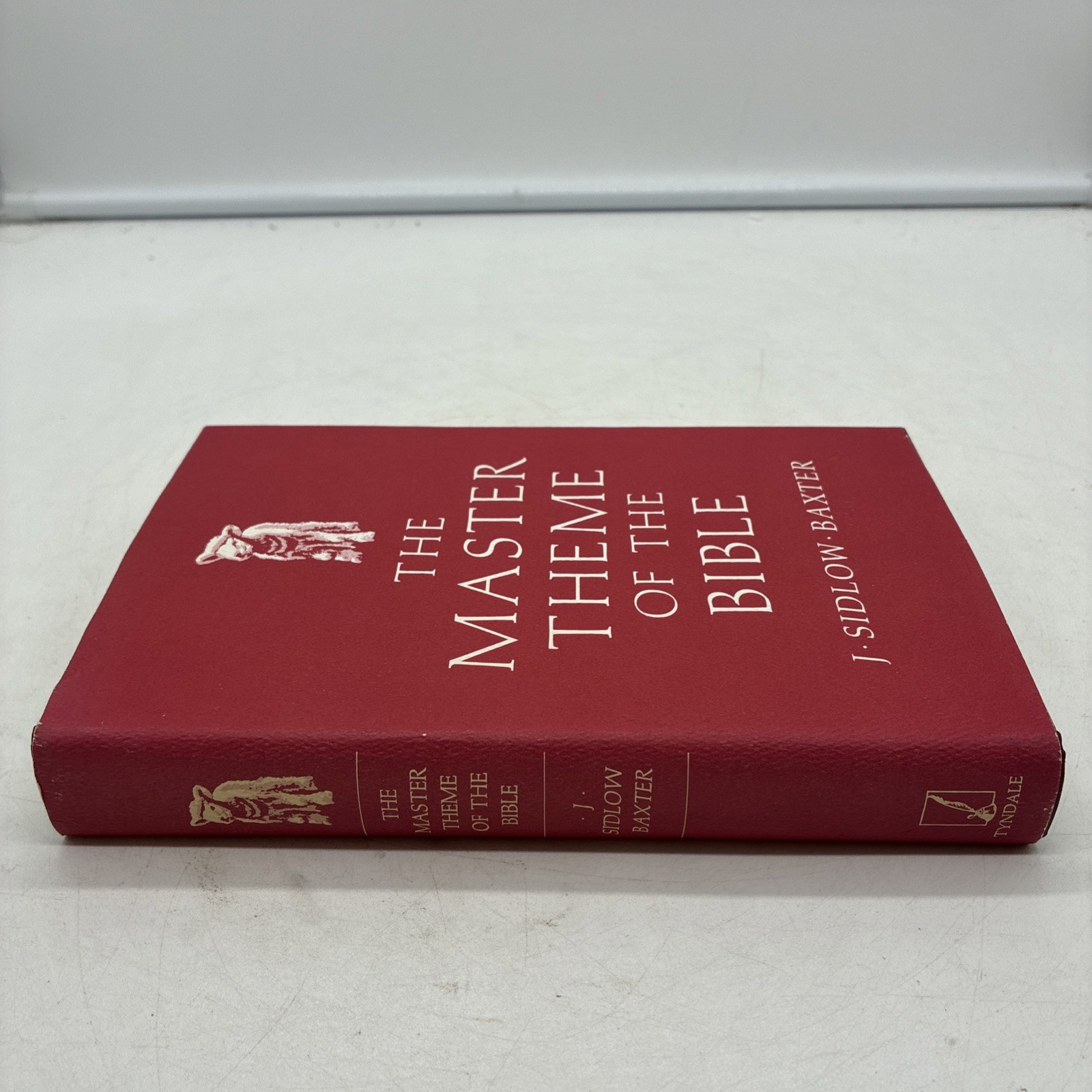 Master Theme of the Bible J Sidlow Baxter (1973, First Printing)