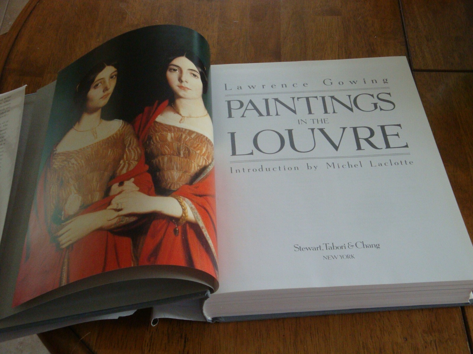 PAINTINGS IN THE LOUVRE LAWRENCE GOWING HARD COVER STEWART TABORI & CHANG