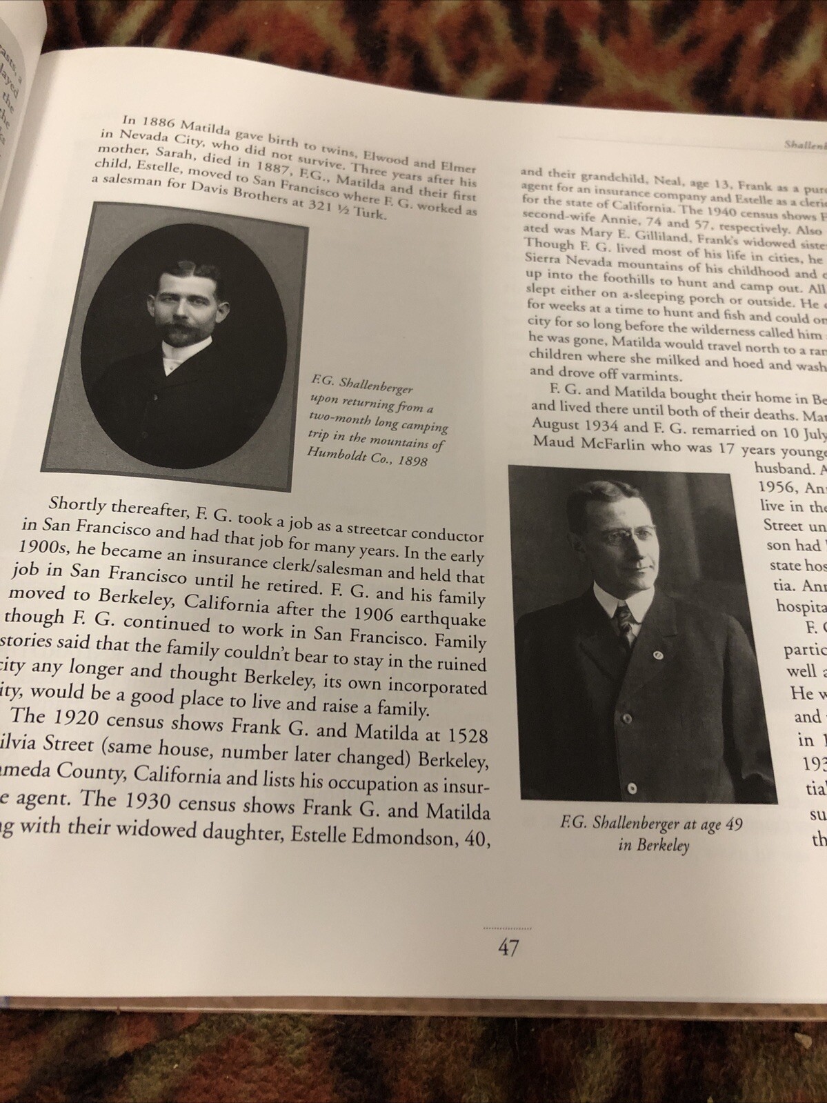 History And Genealogy Of The Shallenberger Ziemer Hansen Ruff Harding Dryer