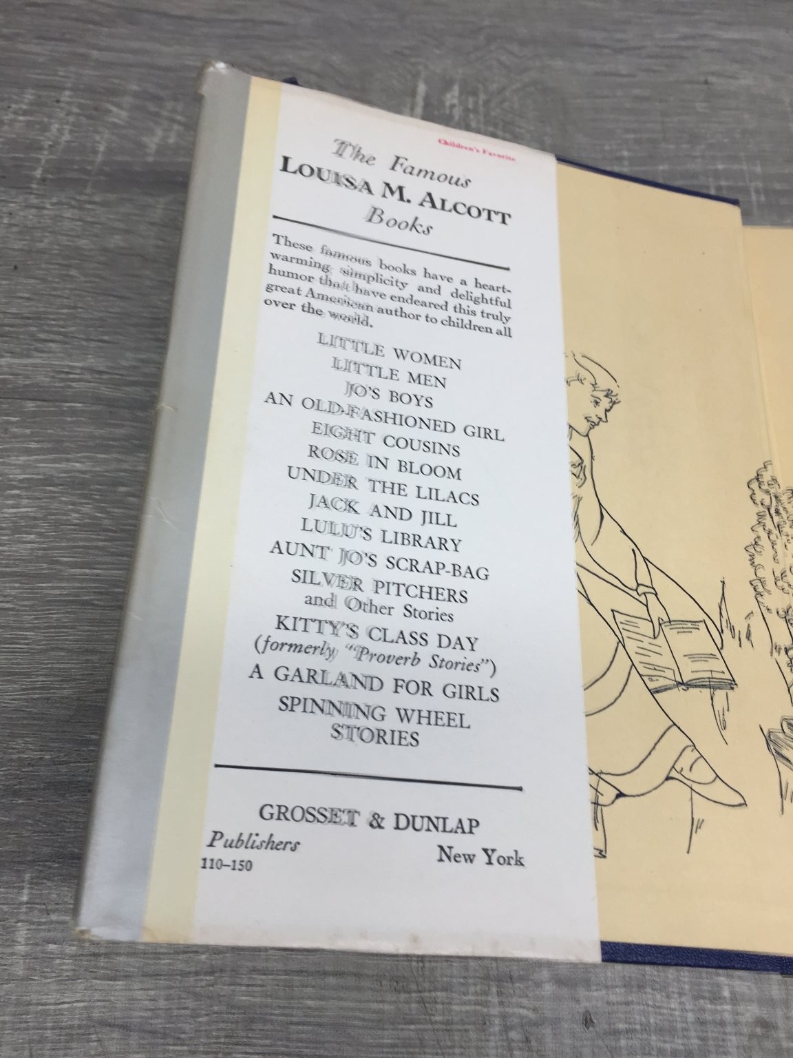 Rose in Bloom Louisa May Alcott 1927 Complete Authorized Edition Grosset Dunlap