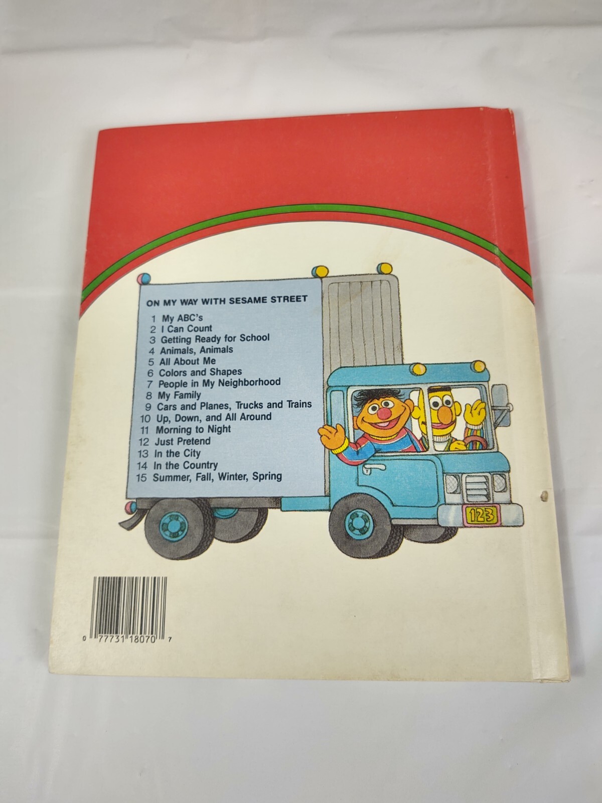 Vtg 89 On My Way With Sesame Street Volume 7 People In My Neighborhood Book CTW