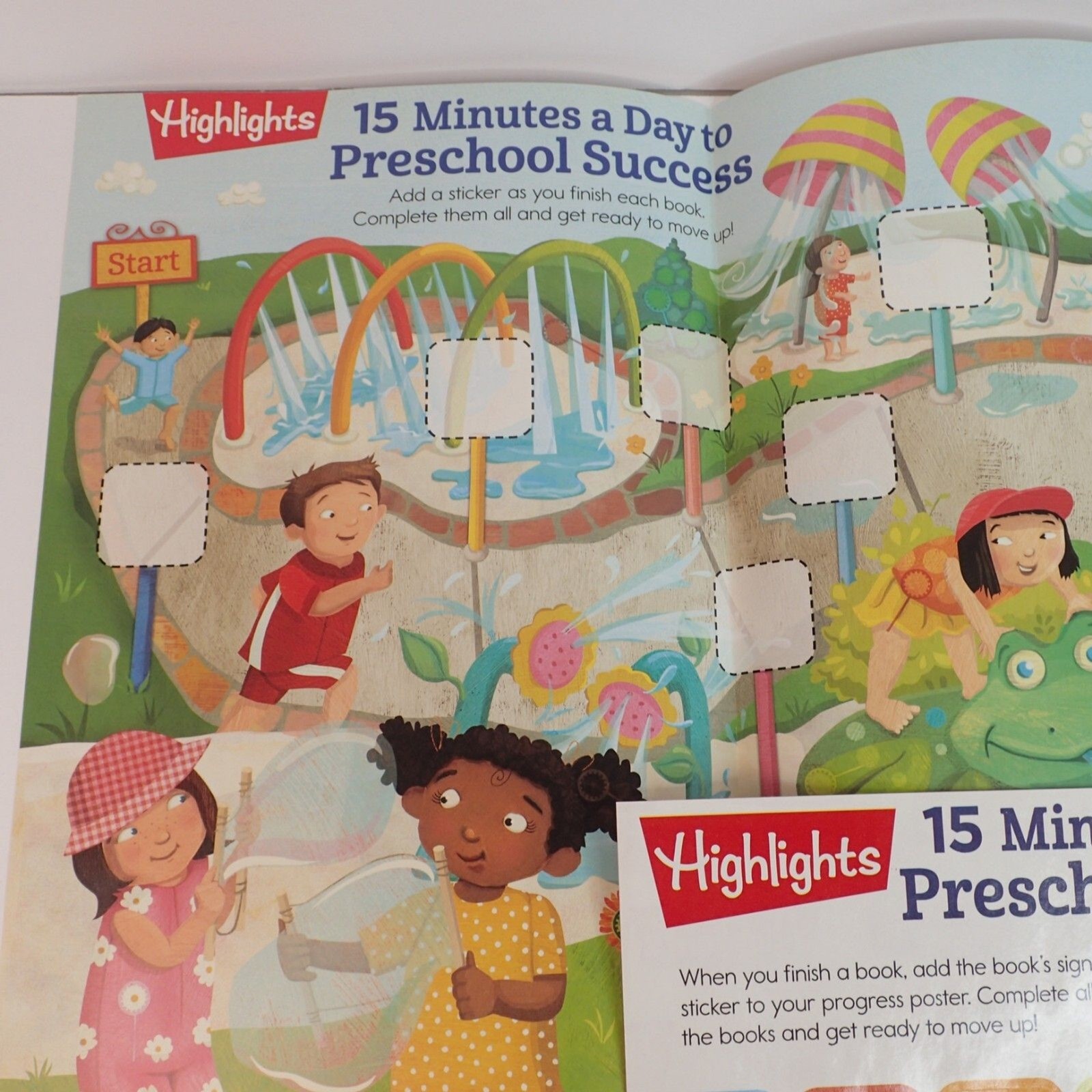 Highlights 15 Minutes A Day Preschool My Learning Box Lot of 2 Months + Bonus!