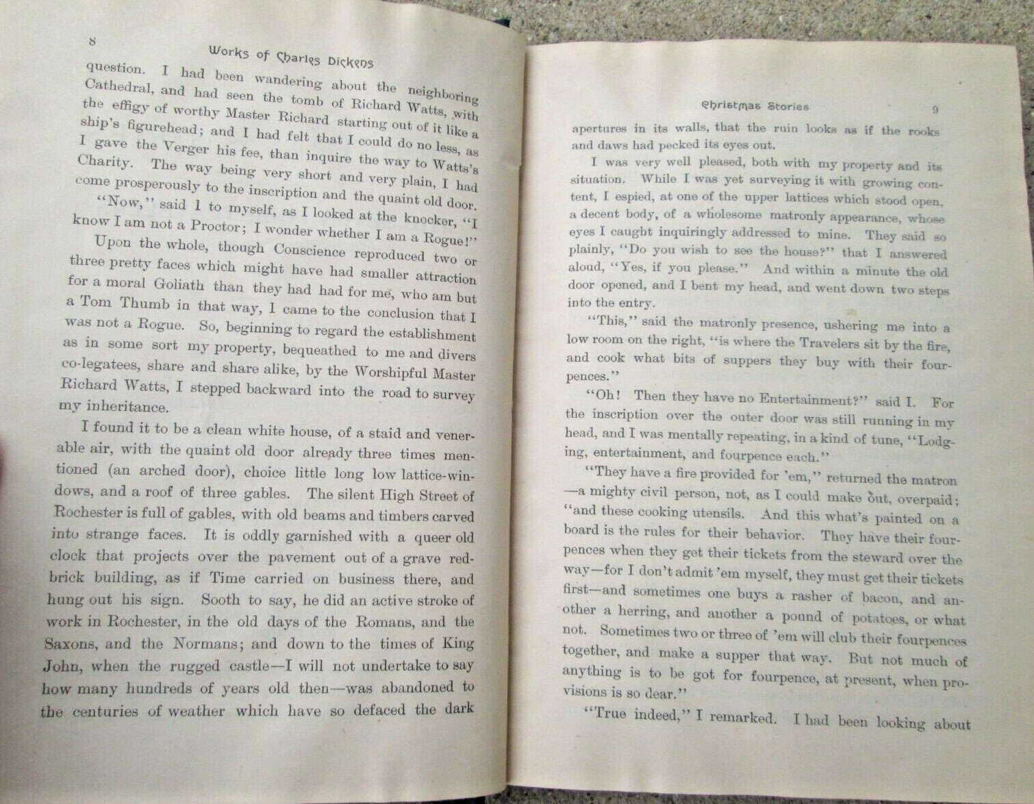 The Works Of Charles Dickens Volume 29 Christmas Stories HC 1890’s?