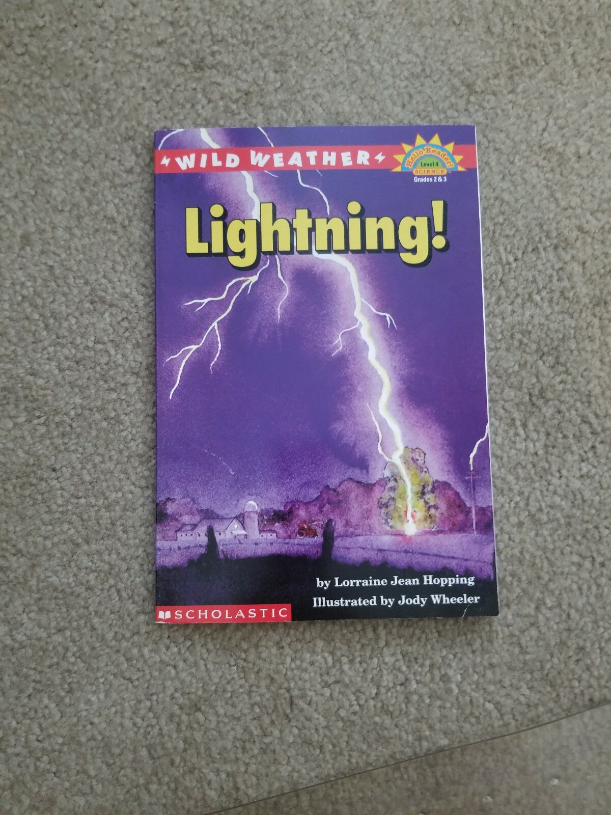 Hello Reader! Science Ser.: Lightning! by Lorraine Jean Hopping – RL 4