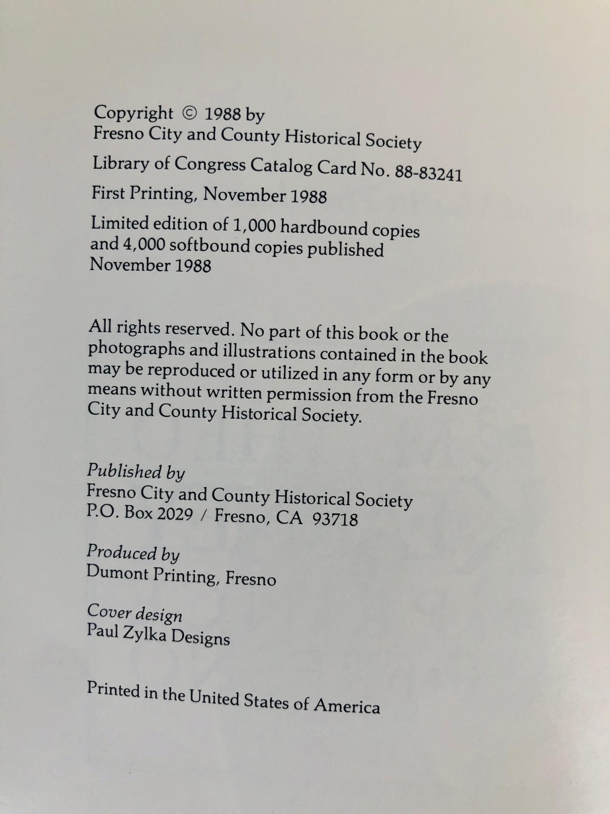 M. Theo Kearney Prince of Fresno, Rehart & Patterson, 1988