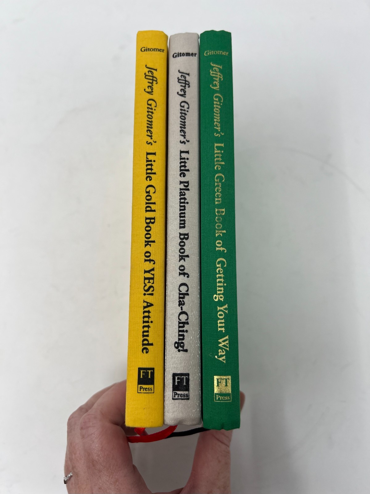 Jeffrey Gitomer’s lot of 3 books – Getting Your Way, Cha-Ching, Yes! Attitude