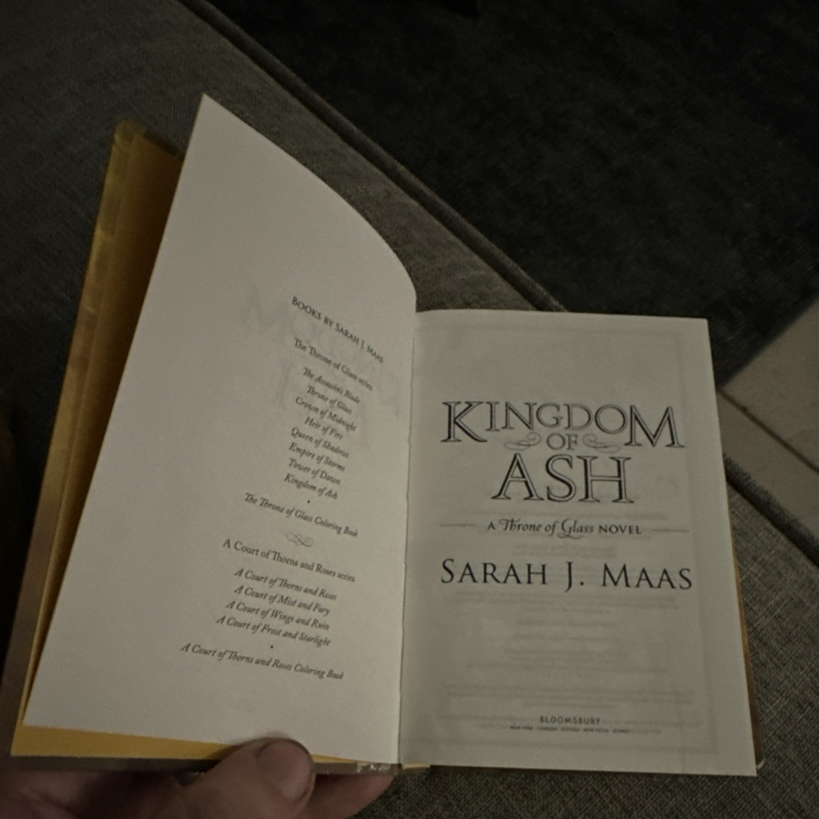 Sarah J. Maas Kingdom of Ash Throne of Glass Miniature Trade Flexibound Style