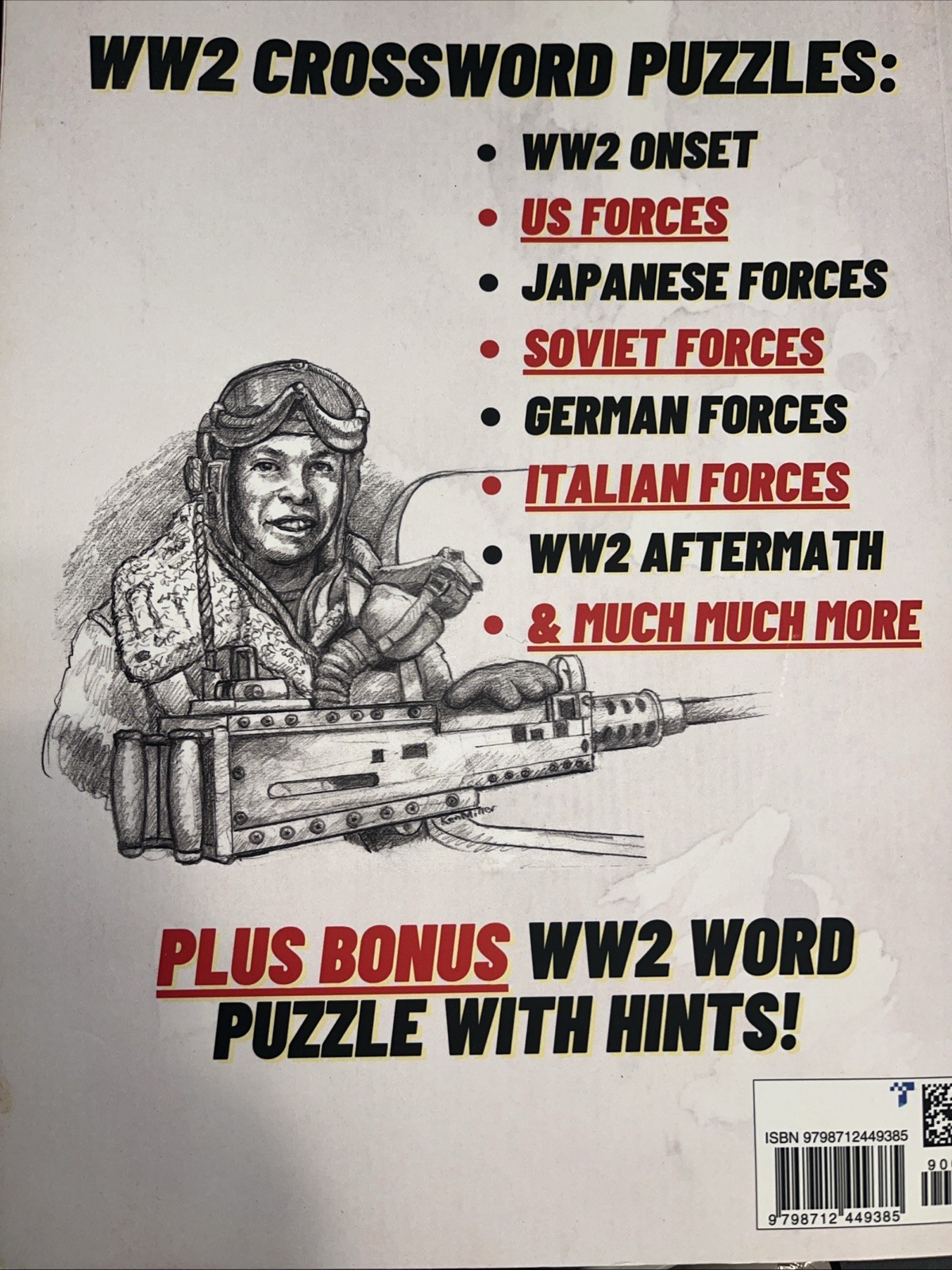 WW2 Crossword Puzzles For Adults by Outdoor Words Publication LN