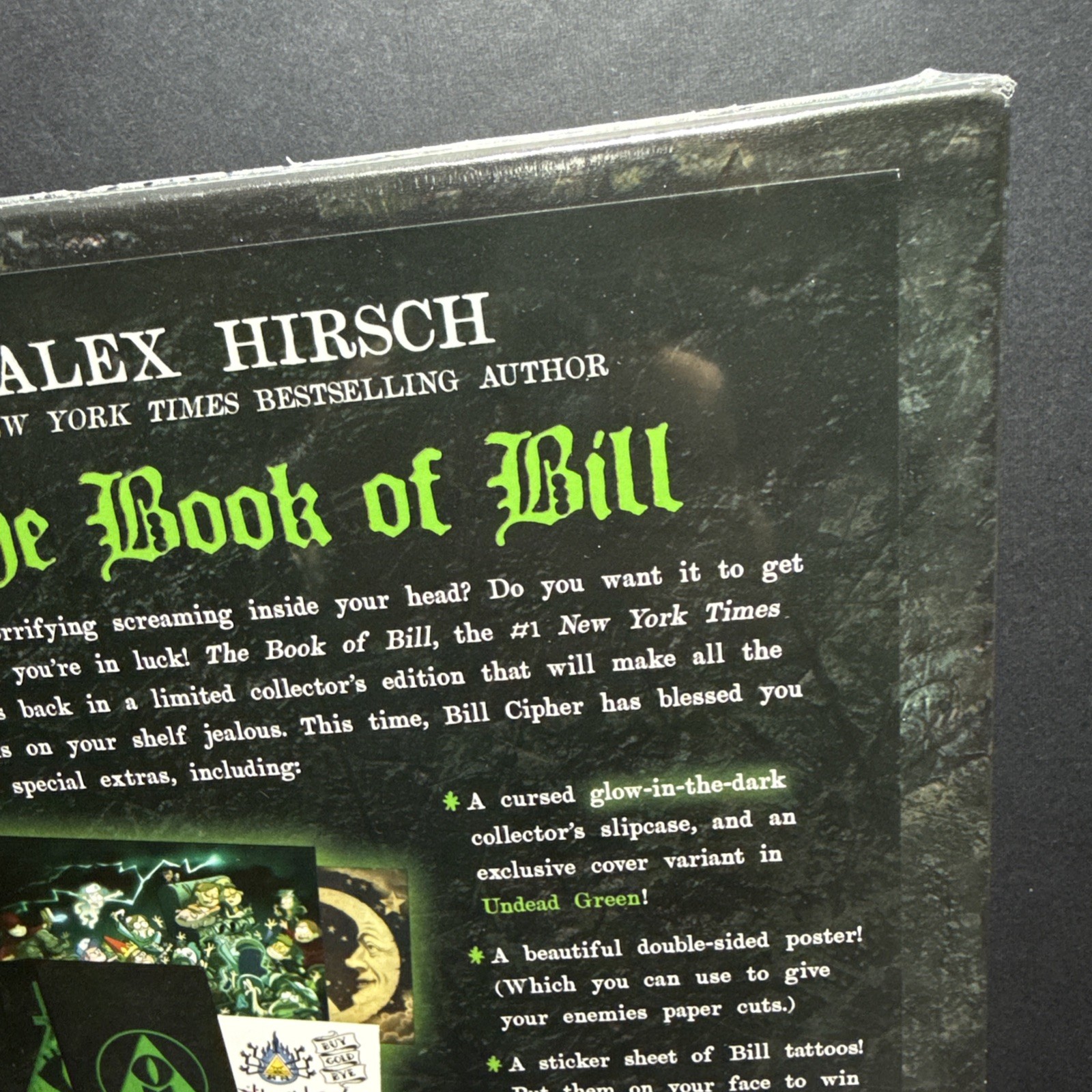 The Book Of Bill by ALEX HIRSCH *SIGNED AUTOGRAPH* Green Color B&N Exclusive NEW