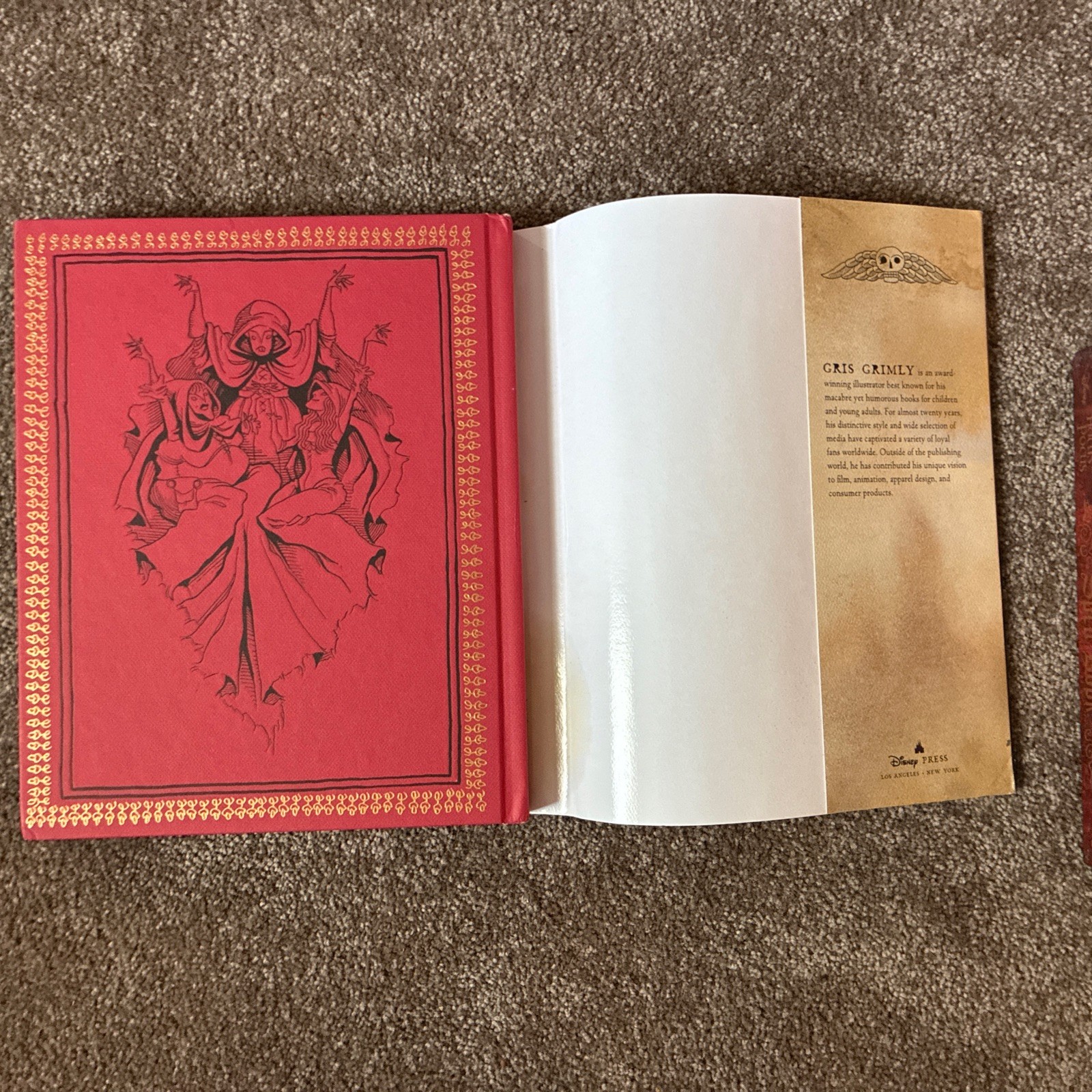 Disney Hocus Pocus Book Lot The Illustrated Novelization & Spell Book Halloween