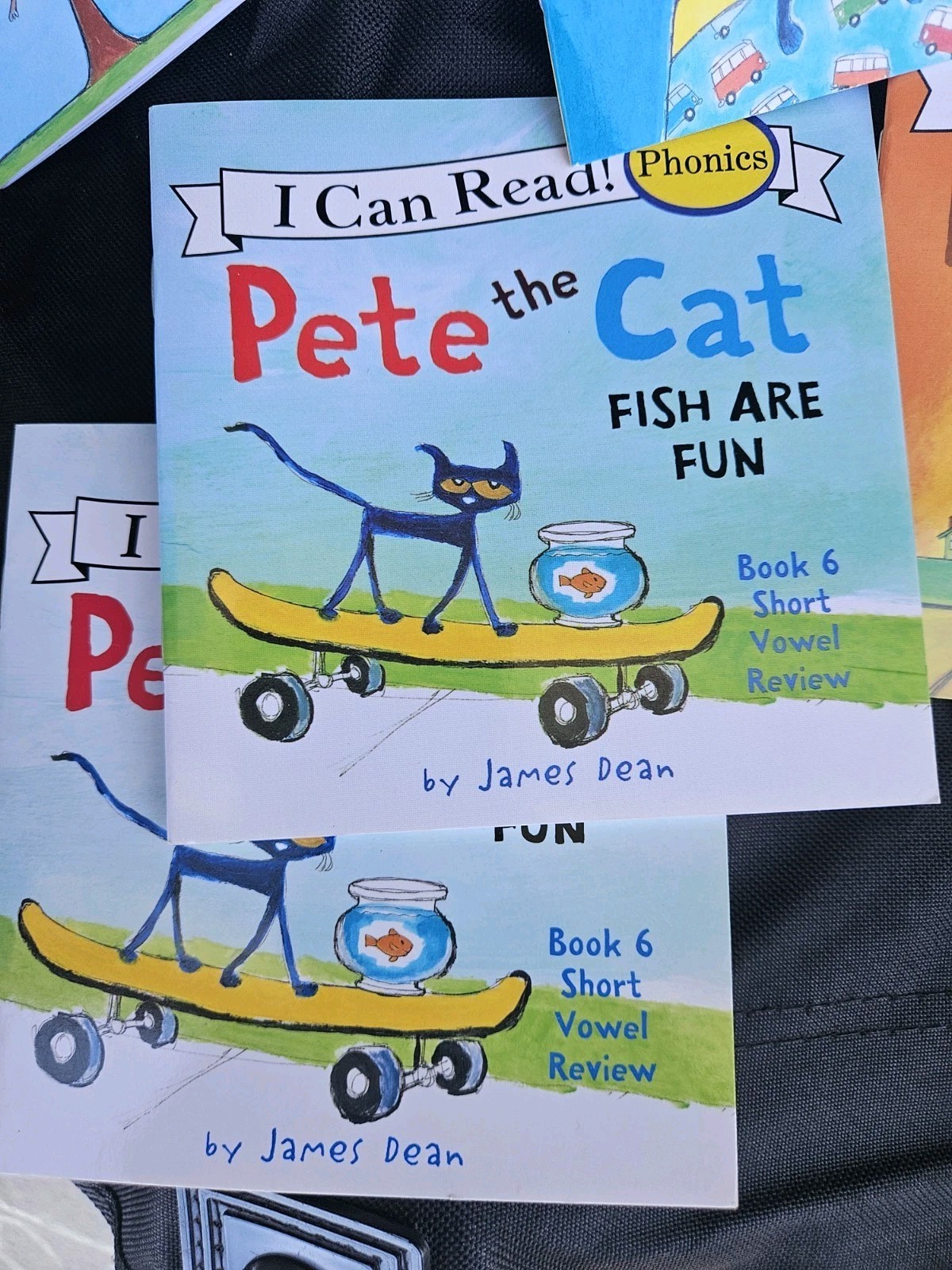 Pete the Cat Childrens Kids Books Lot Of 12 I Can Read Phonics Set By James Dean