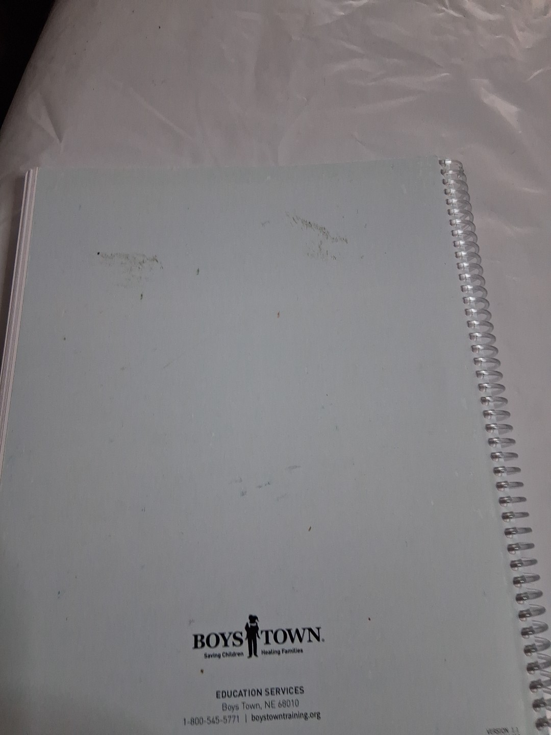 SPECIALIZED CLASSROOM MANAGEMENT, SUSAN LAMKE, BOYSTOWN, 2015 Some Written Note