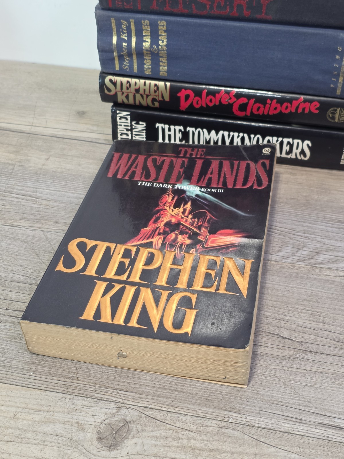 Stephen King 7 Book Lot Pet Sematary, Misery, Gerald’s Game, Tommyknockers