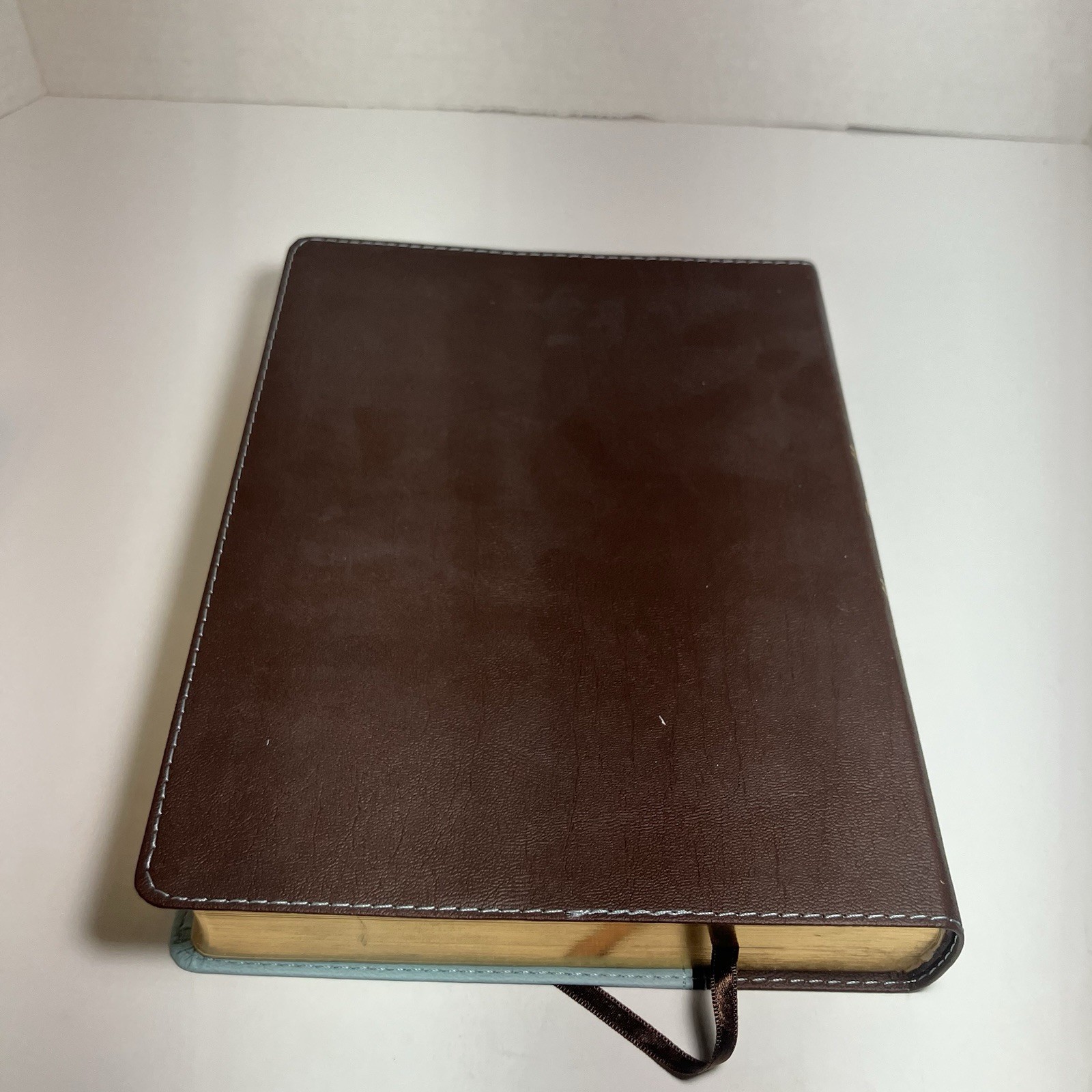 Life Essentials Study Bible, Brown/Blue Simulated Leather Indexed : Biblical…