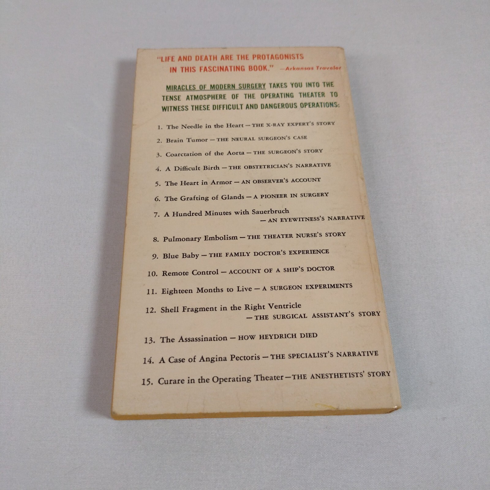 Miracles of Modern Surgery E.H. G. Lutz Paperback 1956 Vintage