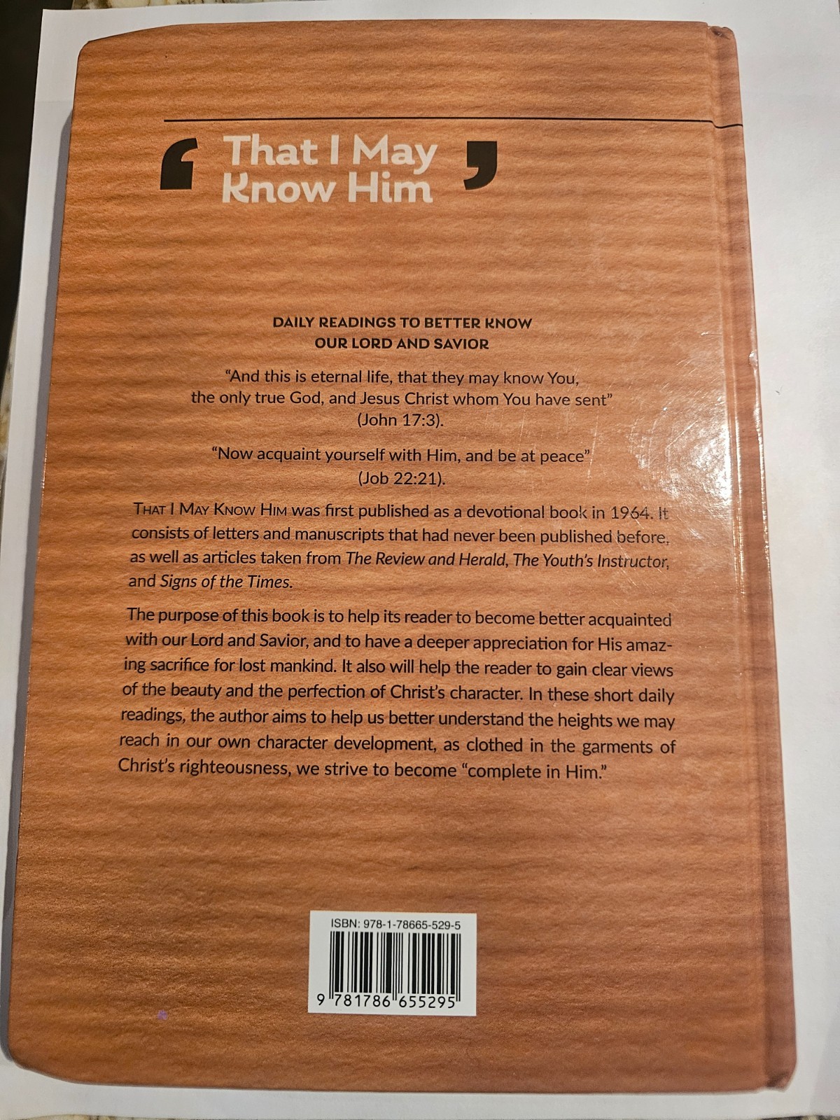 That I May Know Him by Not Available (Hardcover)