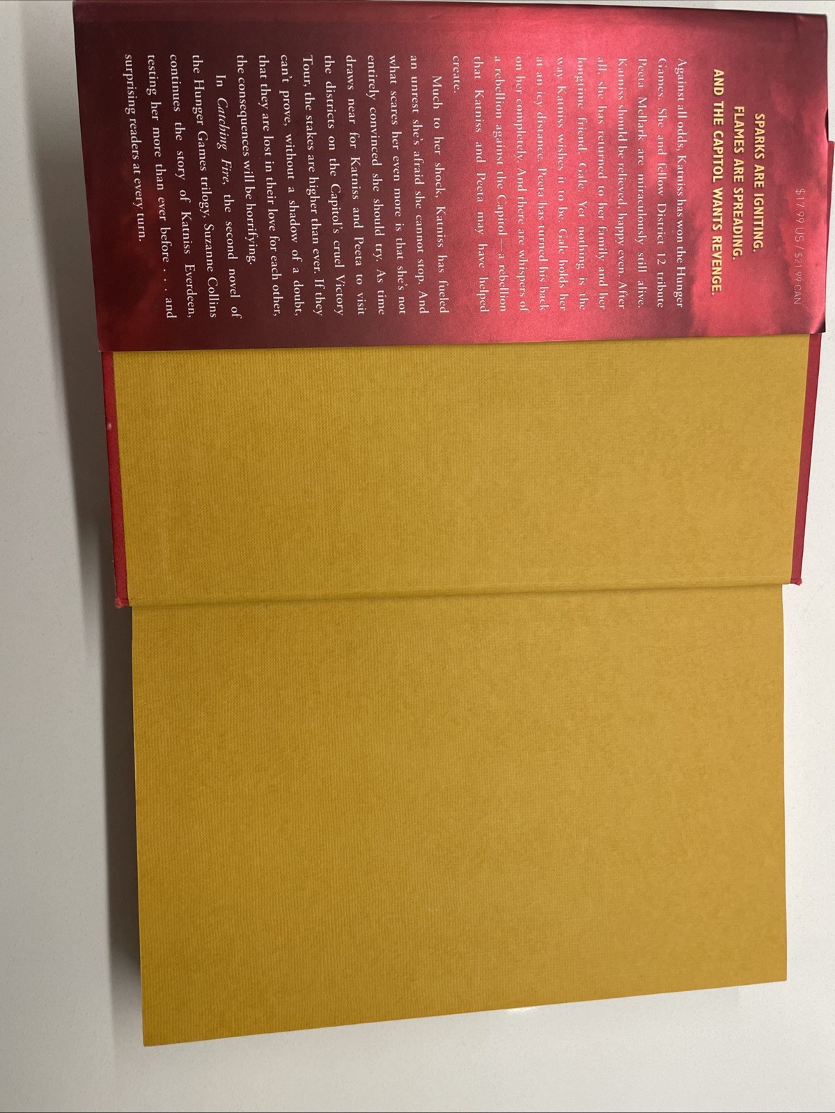 Catching Fire by Suzanne Collins 1st Edition 2009 Hardcover